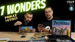7 Wonders - prikaz društvene igre i utisci