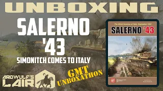 Unboxing Salerno '43 (GMT Games 2022)