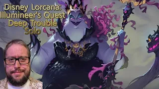 Disney Lorcana Ursulas Return Illumineer's Quest Solo Playthrough
