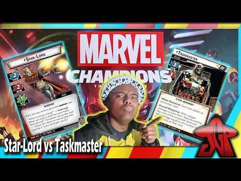 Star-Lord vs Taskmaster: Marvel Champions - The Rise of Red Skull Solo Playthrough