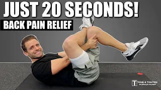 6 exercises to relieve back pain in 9 minutes