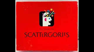 Scattergories Board Game Commercial 1990's