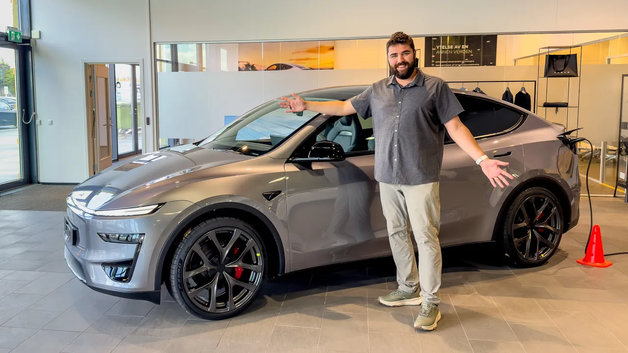 My First Look At The New Tesla Model Y Performance