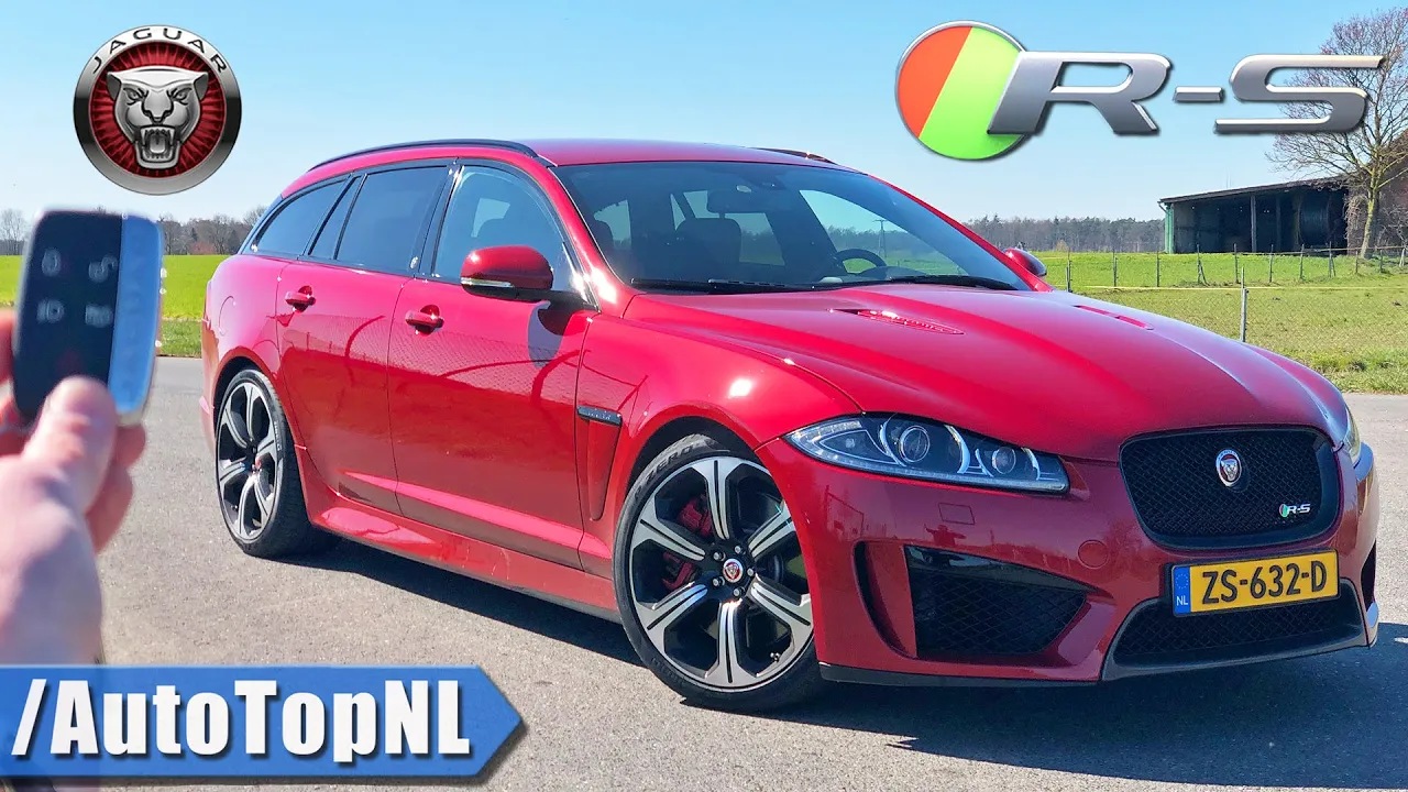 JAGUAR XFR-S REVIEW on AUTOBAHN (NO SPEED LIMIT!) by AutoTopNL