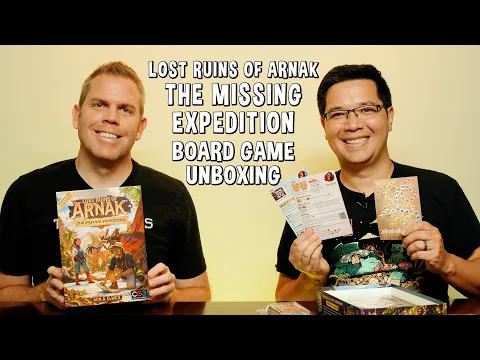 Unboxing Lost Ruins of Arnak - The Missing Expedition Expansion