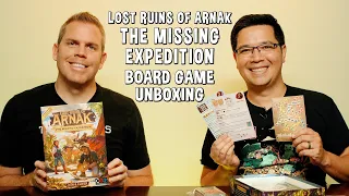 Unboxing Lost Ruins of Arnak - The Missing Expedition Expansion