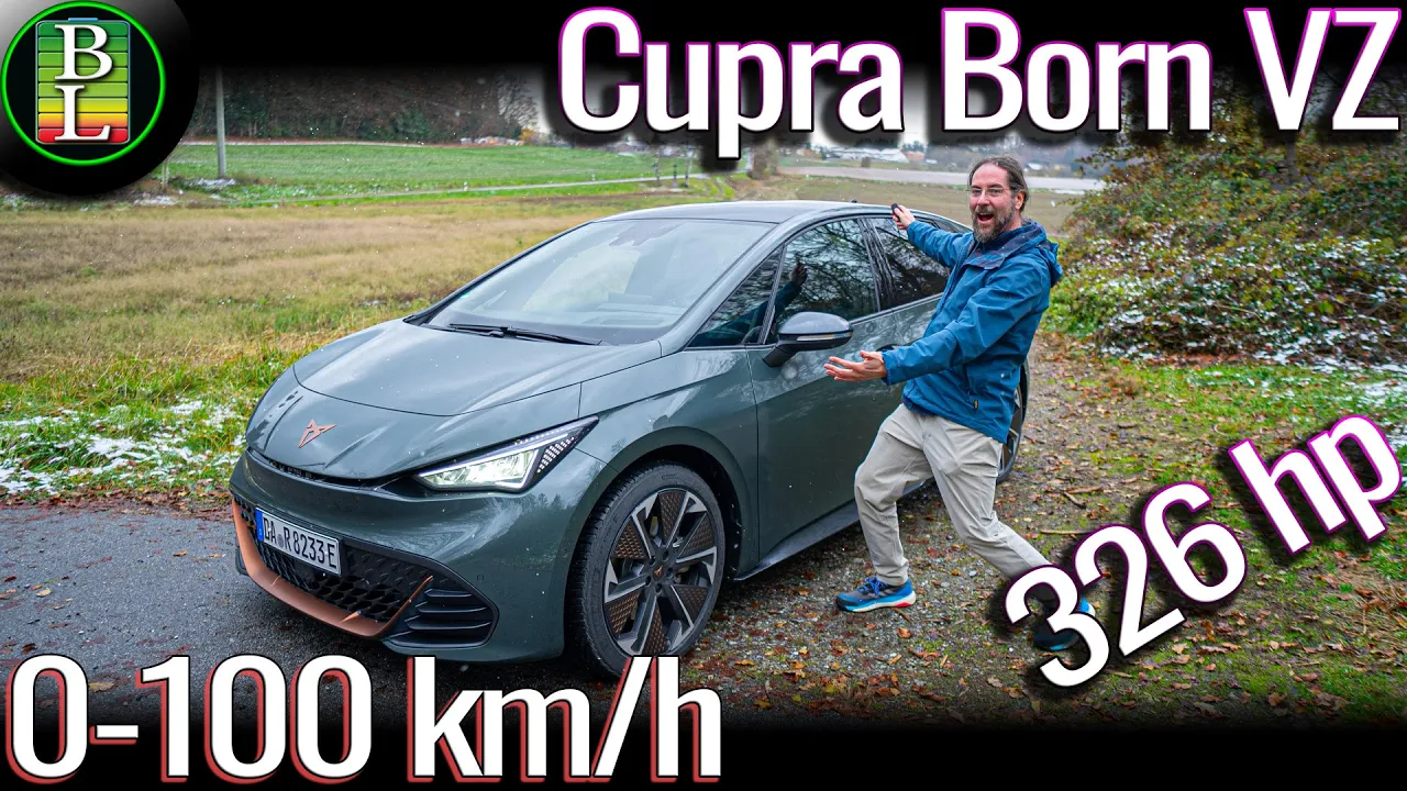 Accelerating the Cupra Born VZ from 0-100 km/h (0-62mph)