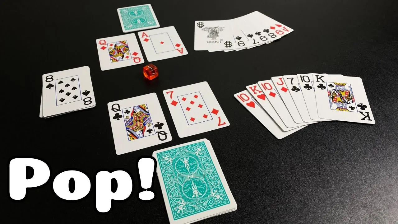Pop! | a two player trick taker with doubling and bluffing