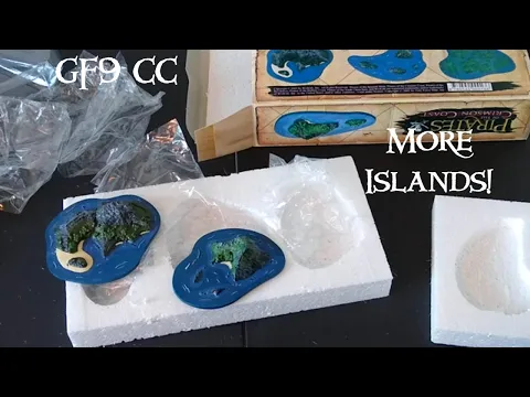 Opening a box of Crimson Coast Gale Force Nine Islands