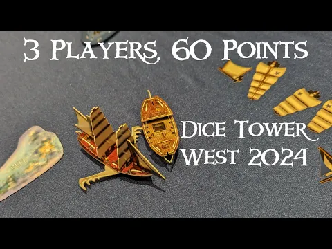 3 Players, 60 Points at Dice Tower West 2024!