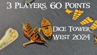 3 Players, 60 Points at Dice Tower West 2024!