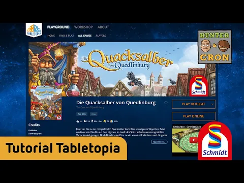 Brettspiele spielen auf Tabletopia am Beispiel von "Die Quacksalber von Quedlinburg"