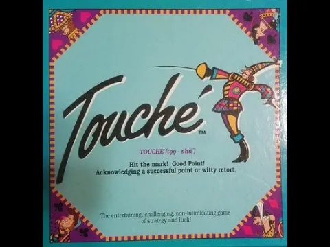 Touche Card and Board Game (1994, Wayne Bobette Enterprises) -- What's Inside
