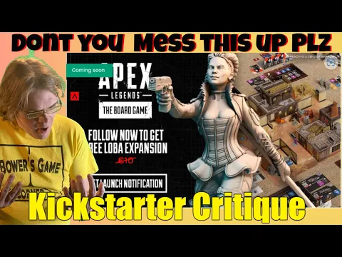Apex Legends: The Board Game- Kickstarter Critique Review