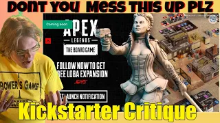 Apex Legends™: The Board Game- Kickstarter Critique Review