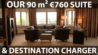Our 90 m² suite and destination charger in Frankfurt
