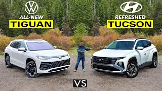 BEST RAV4 ALTERNATIVE?? -- 2025 Volkswagen Tiguan vs. 2025 Hyundai Tucson: Comparison