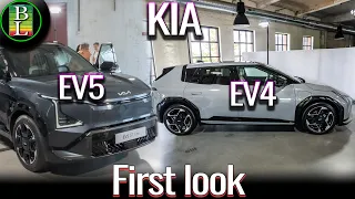 My first look at the Kia EV4 and EV5
