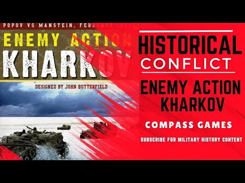 Quick Look: Enemy Action Kharkov Compass Games (4k, 2024) #ww2 #ww2history #wargames #boardgaming