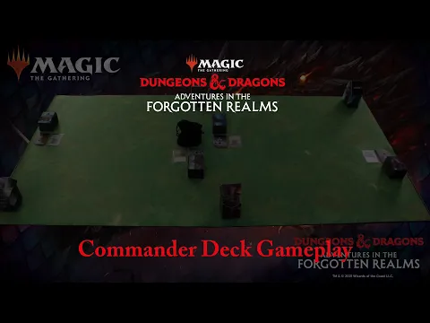 Magic: The Gathering: Adventures in the Forgotten Realms Commander Deck Gameplay