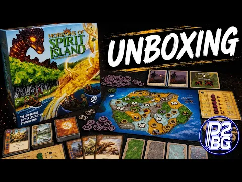 Horizons Of Spirit Island | Unboxing (no commentary)