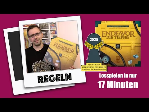 #Regeln - Endeavor: Die Tiefsee | Regeln in nur 17min | Highlight der SPIEL 2024
