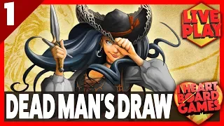 DEAD MAN'S DRAW (Session 1, 2 Players) Live Board Game Session! I Heart Board Games!
