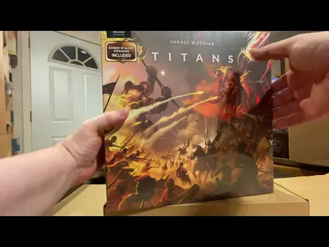 Unboxing Titans from Go On Board Games - Deluxe Kickstarter!