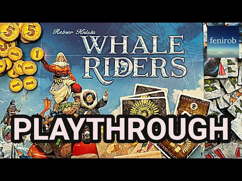 Whale Riders Board Game | Playthrough (2 Players)