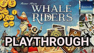 Whale Riders Board Game | Playthrough (2 Players)