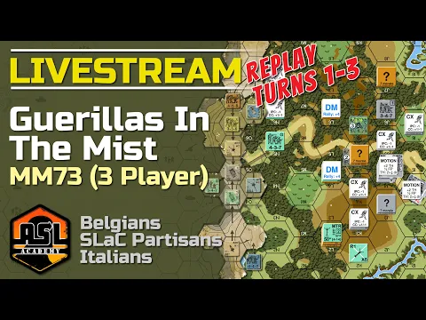 Advanced Squad Leader - Guerillas in the Mist (MM73) Replay
