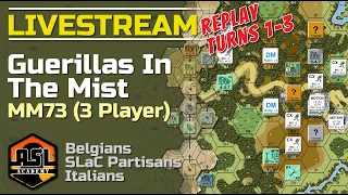 Advanced Squad Leader - Guerillas in the Mist (MM73) Replay