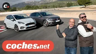 Ford Fiesta ST vs Volkswagen Polo GTI | Comparativa / Prueba / Test / Review en español | coches.net