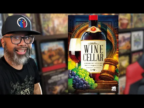 Wine Cellar: Bidding On and Collecting Wine! (Solo Play Through)