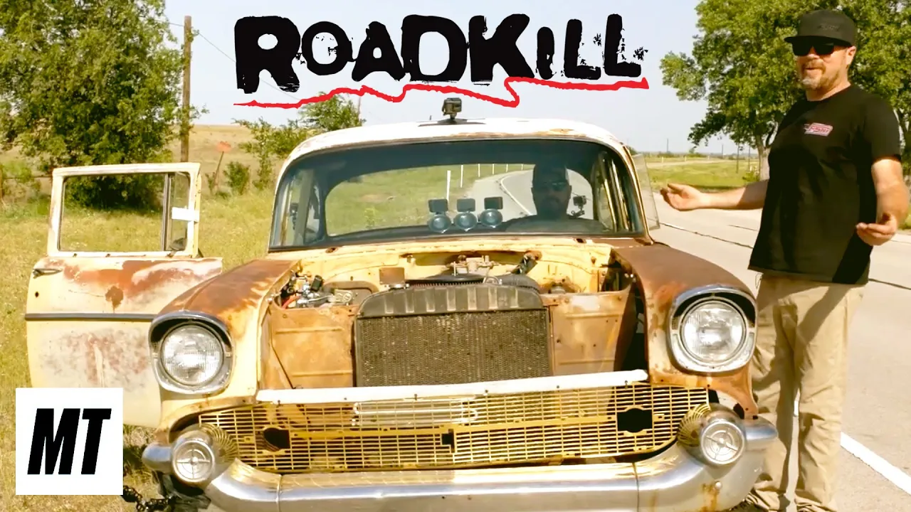 In a Junkyard for 30 Years! '57 Chevy Turbo Rebuild | Roadkill | MotorTrend