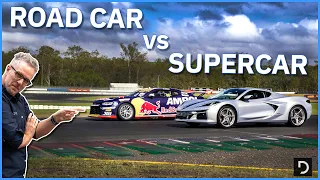 Can A Road Car Outrun A Race Car? We Find Out With A Chevrolet Corvette!