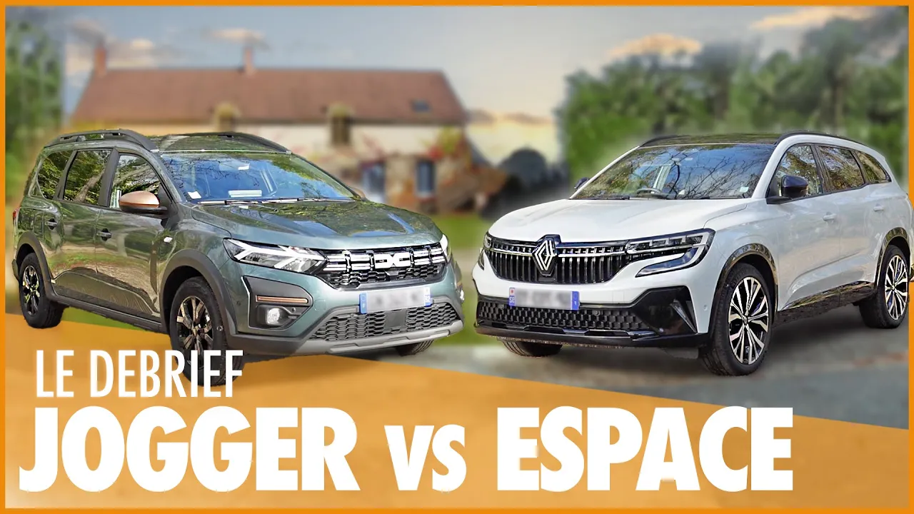 🔴 JOGGER à 25000€ vs ESPACE à 45000€ 🤔 Quelle Familiale 7 places choisir ?!