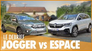 🔴 JOGGER à 25000€ vs ESPACE à 45000€ 🤔 Quelle Familiale 7 places choisir ?!