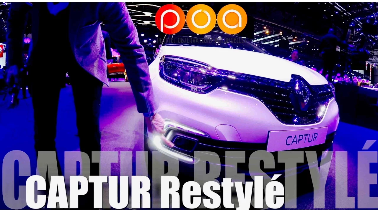 Nouveau Renault Captur restylé 2017 - Salon de Genève 2017 7/19