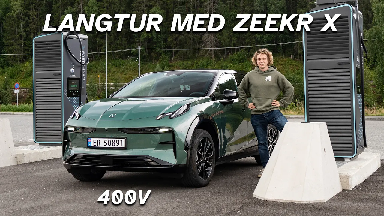 Kan en 400V-bil lade raskt? Oslo - Bergen med Zeekr X