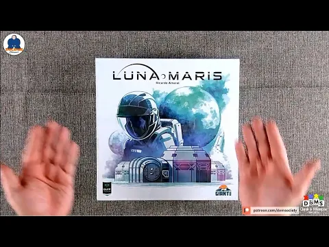 UNBOXING LUNA MARIS Board Game #indabox