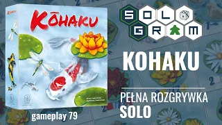Kohaku | pełna rozgrywka solo | zasady gry | gameplay 79