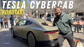 Tesla Cybercab First Look! Cabin Space, Doors, Interior Quality, Trunk Space, Charging Port, Design