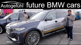 BMW future cars: BMW i3 urban suite vs BMW X7 ZeroG vs BMW i interaction ease