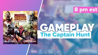 Marvel Zombies Heroes' Resistance The Captain Hunt Gameplay | @cmongames @spinmastergames
