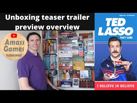 #ted #lasso #party #game #boardgame #unboxing #tedlasso amassgames #funko #fun #shortbread #gametok
