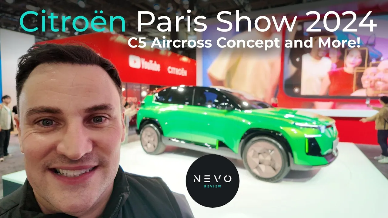 Citroen Stand at Paris Motor Show 2024 - C5 Aircross Concept, eC4 and AMI Updates