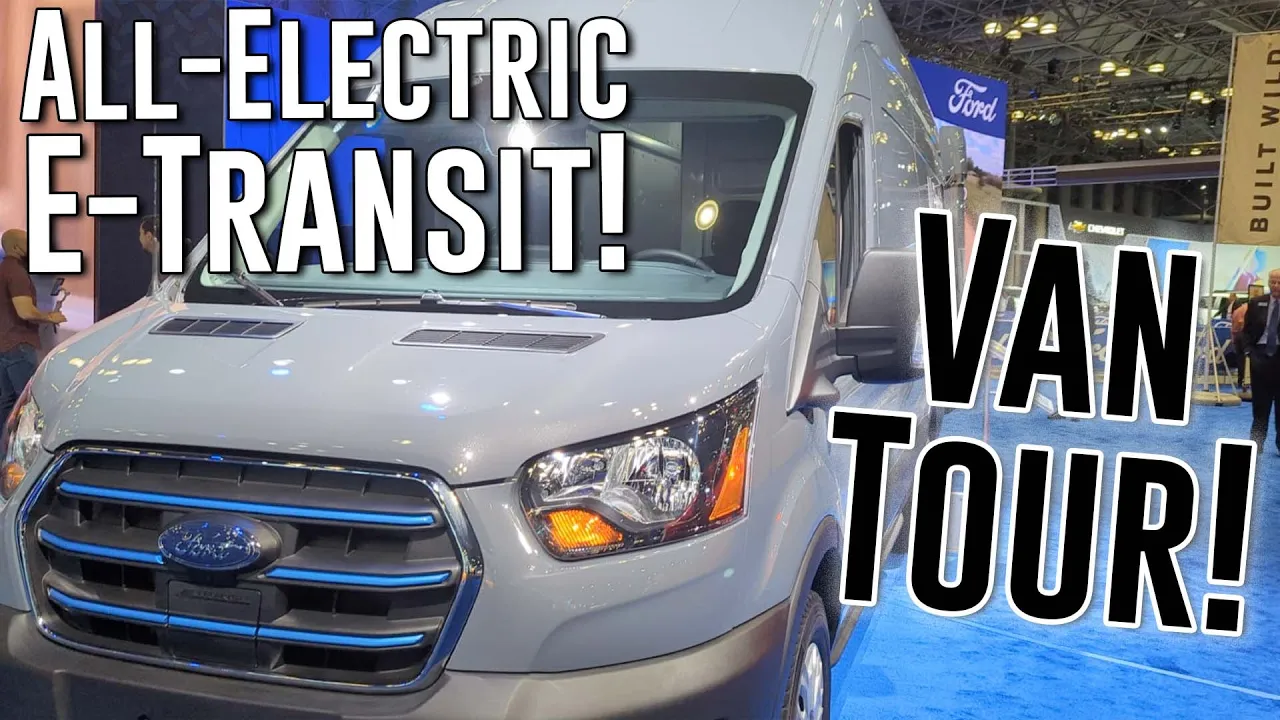2022 E-Transit / We Tour The All-Electric Van from Ford!