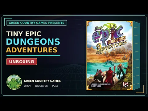Tiny Epic Dungeons Adventures Deluxe Edition Unboxing