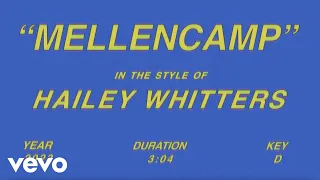 Hailey Whitters - Mellencamp (Lyric Video)